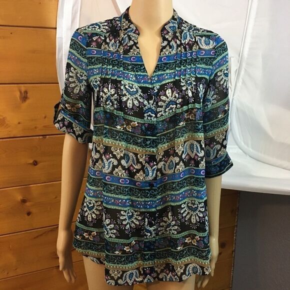 Love ❤️ Tree 🌲 Woman’s Blouse S NWOT - Picture 1 of 7